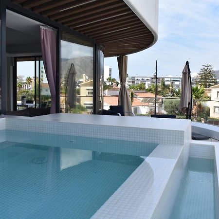 Luxury Complex Beachfront Apartment, Infinity Pool, Sauna, Gym And Large Terrace Torremolinos Luaran gambar